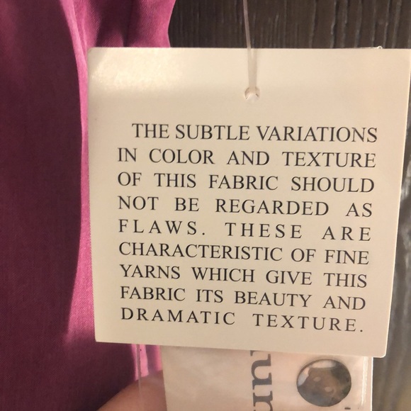 Purple short sleeve button down rayon shirt - Picture 5 of 9